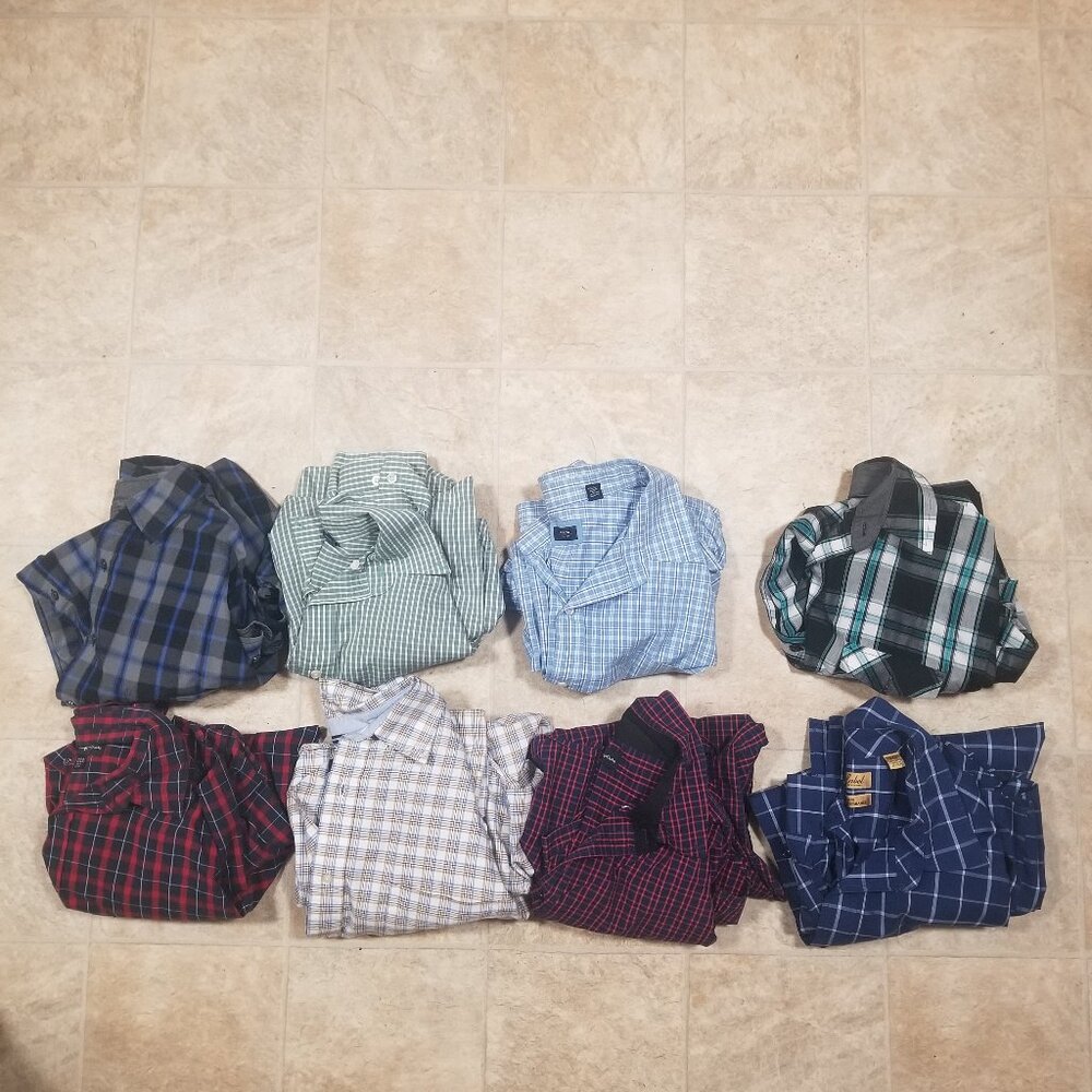 12 Long Sleeve Collar Shirts